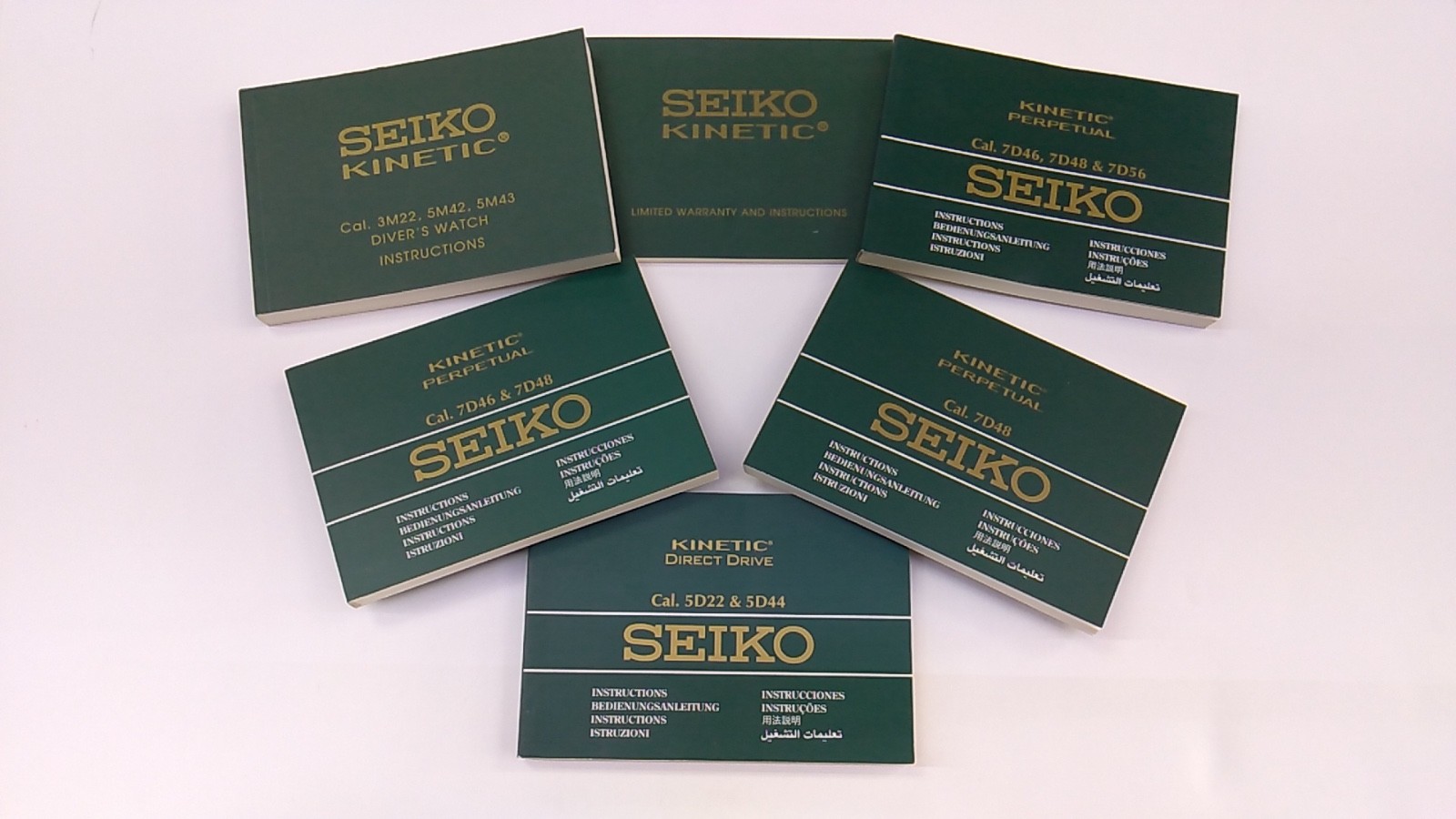 SEIKO KINETIC Original Watch Instructions Manual Booklets Perpetual Direct  Drive | eBay