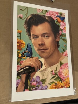 Harry Styles Rory Kurtz Art Print Rolling Stone Not Mondo Mint OOP