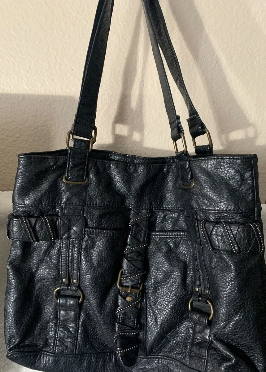 Converse leather sales messenger bag