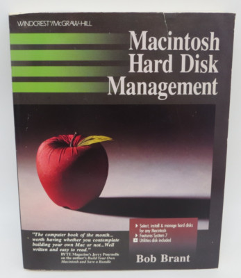 MACINTOSH HARD DISK MANAGEMENT 3.5'' Floppy Disk & User Guide 1992 Bob Brant