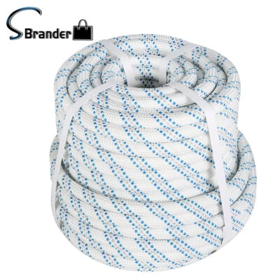 SELLBRANDER Double Braid 5/8" x 150' Nylon Polyester Arborist Bull Rope Pulling Rigging Line
