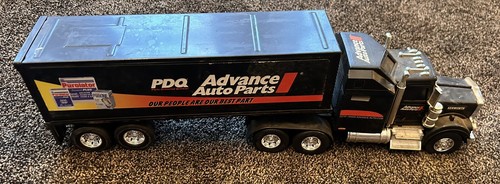 1996 Buddy L Kenworth Advance Auto Parts 18 Wheel Tractor Trailer Truck Untested - Picture 4 of 10