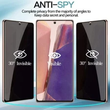 Full Coverage Privacy Tempered Glass Screen Protector for Samsung Galaxy Note 20
