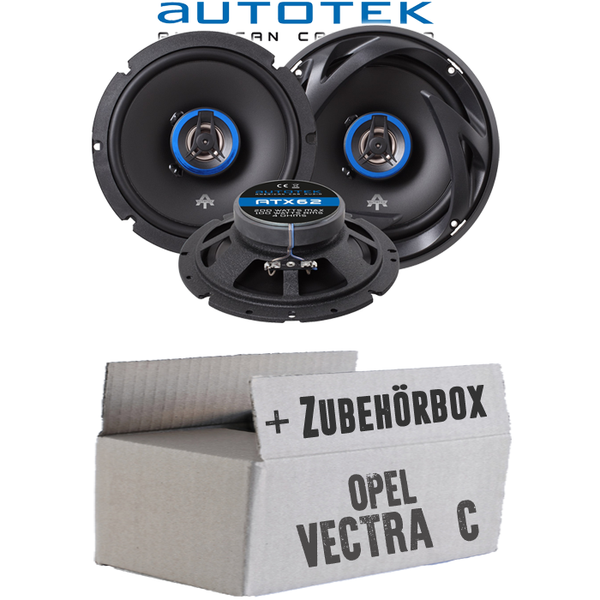 Lautsprecher FüR Opel Vectra C Boxen Front Heck TüR Autotek Koax PKW Einbauset-image