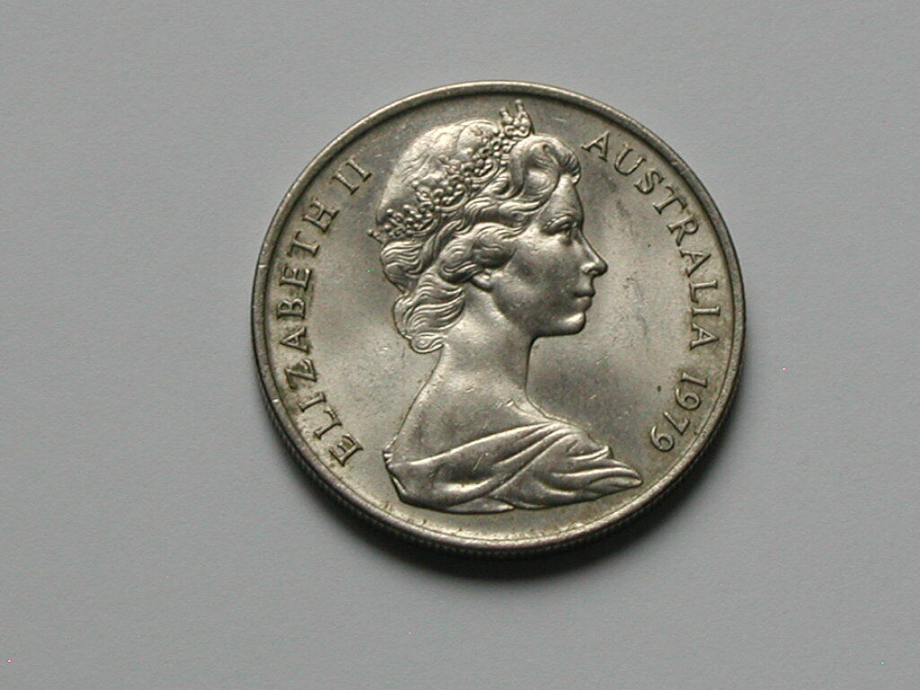 Australia 1979 10 CENTS Elizabeth II Coin AU with Lyrebird