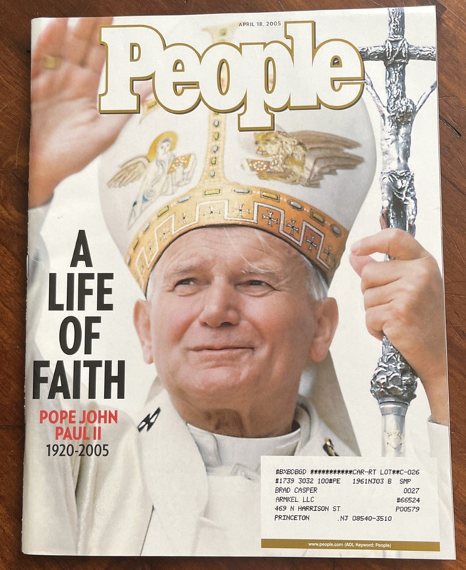 VINTAGE People Magazine April 18, 2005 Pope John Paul II A Life of Faith 