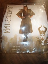 Disney Maleficent Black Gown Classic Child Costume Medium M 7-8 Halloween