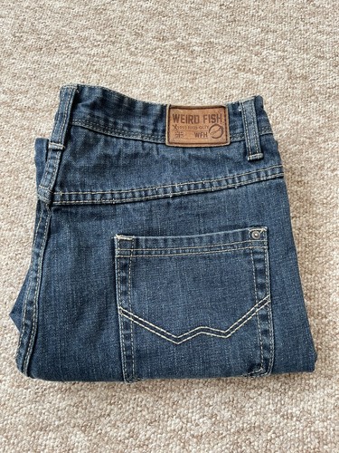 Weird Fish Cotton Jeans Size W 36 L 29 