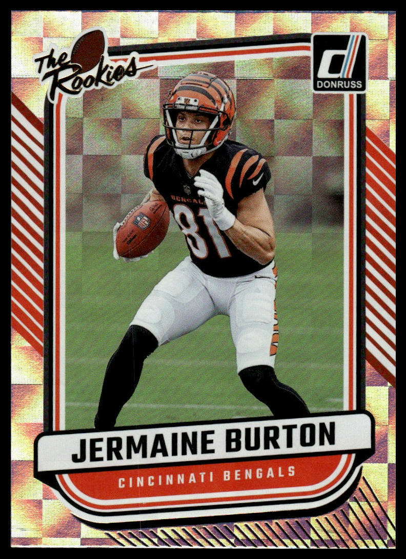 2024 Panini Donruss Jermaine Burton The Rookies Foil Insert RC #TR-31