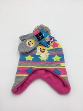 Berkshire Fashions Nickelodeon Shark Hat  Matching Gloves, Multi, OSFM