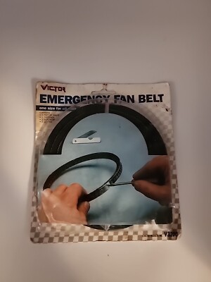 Victor Emergency Fan Belt 5 Foot Cut To Desired Length One Size Complete Kit New