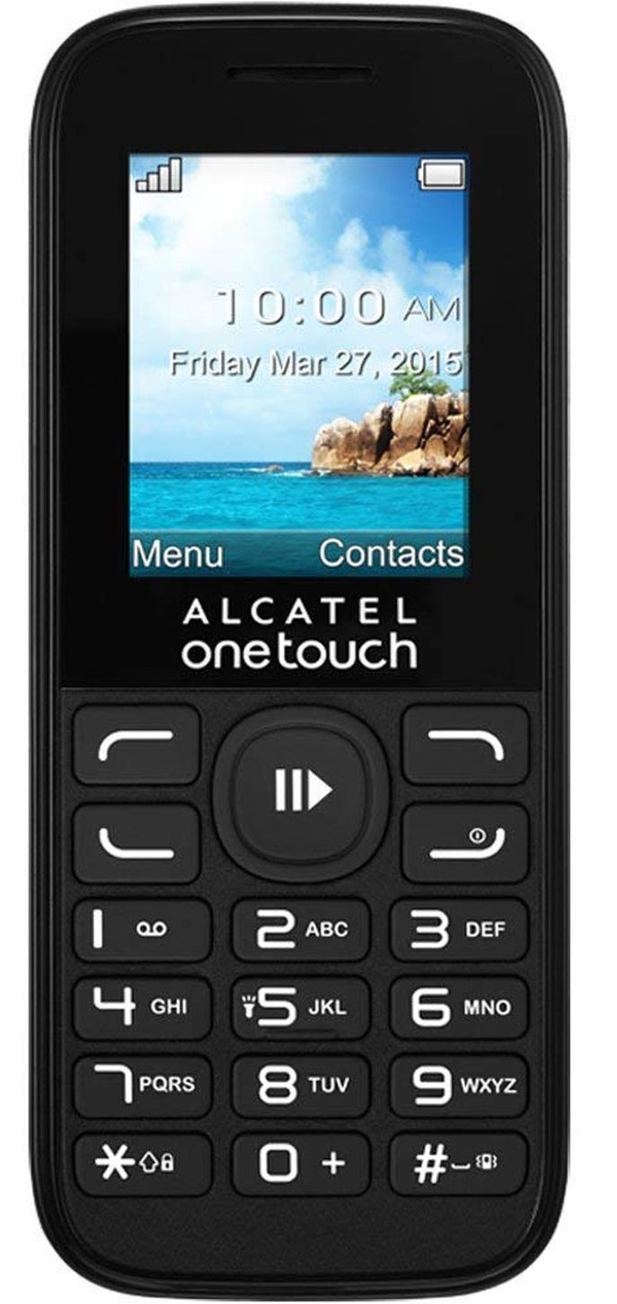 Tastenhandy schwarz Alcatel One Touch 10.52G ohne Vertrag Kamera SMS 