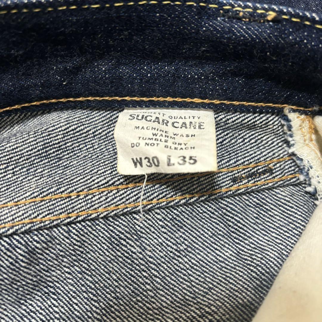W76cm Sugar Cane M41300 Jeans Denim Pants 90S Toyo Japan Original 