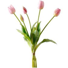 5pcs Latex Artificial Tulips Flowers Real Touch Faux Flower DIY Bouquets Flo...