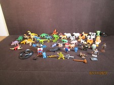 Lot of Various Plastic Toy Animal Figures