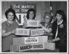 1967 Press Photo Educational Campaign of March of Dimes Mrs Sidney Fineberg