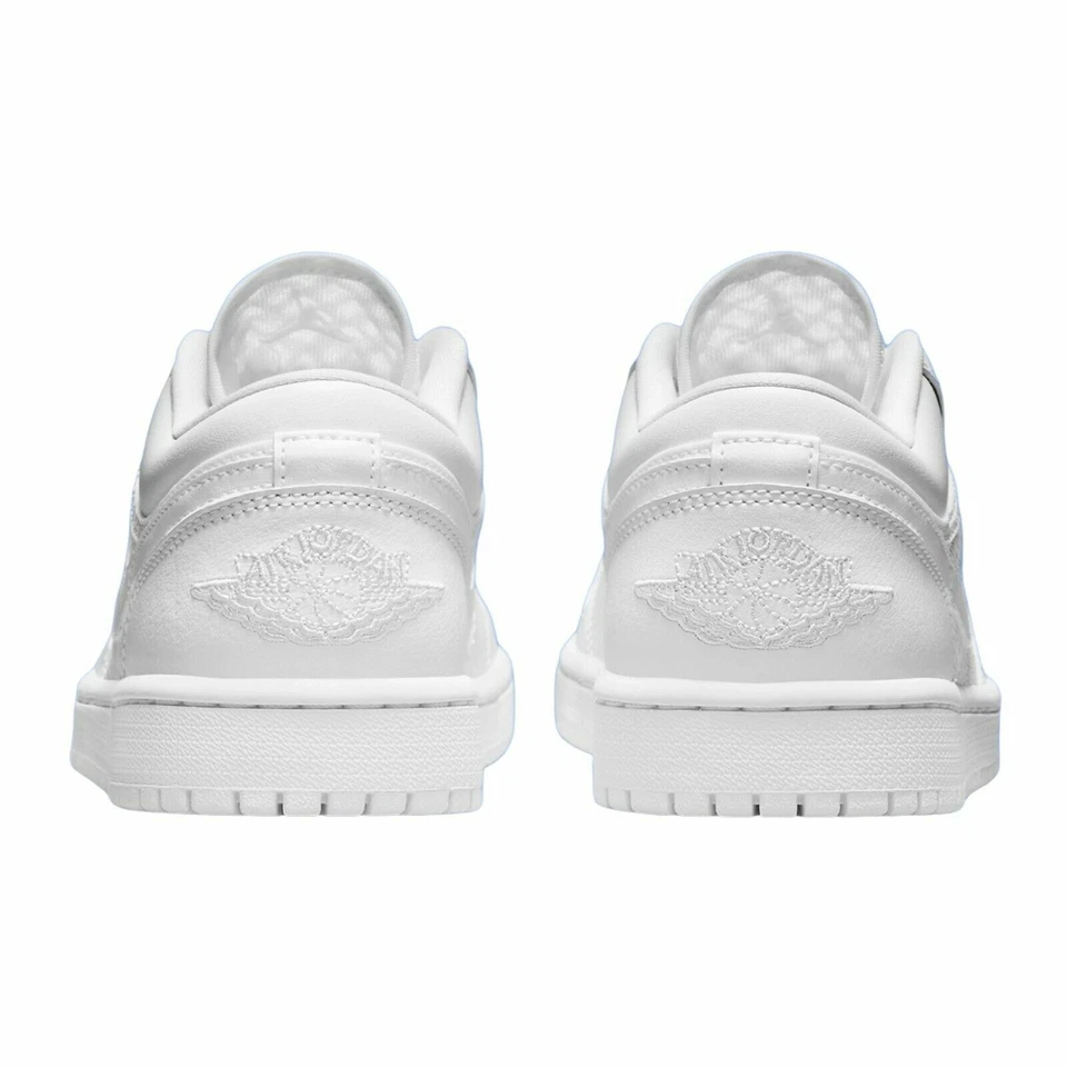NUEVO Jordan 1 Retro Low Breathe Mujer Talla 5.5 Blanco/Blanco-Blanco (DC9508-100) Foto 4 de 4