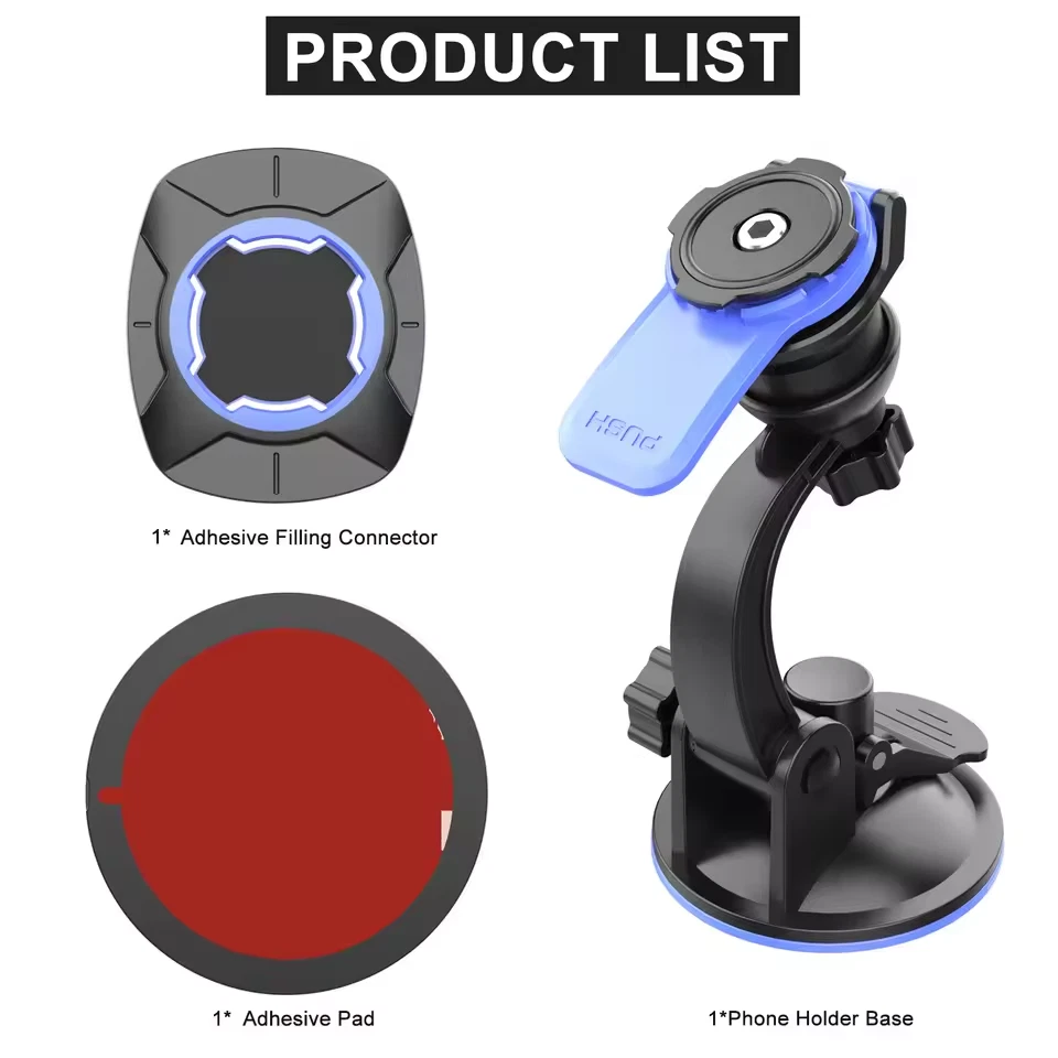 QUAD LOCK COMPATIBLE WINDSCREEN DASH CAR SUCTION CUP PHONE MOUNT KIT HOLDER - Image 2 of 4