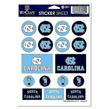 North Carolina Tar Heels Vinyl Die-Cut Sticker Set / Decal Sheet *Free Shipping