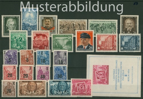DDR ** Jahrgänge 1949 1950 1951 1952 1953 1954 komplett, nach Wahl, Multirabatt - Picture 46 of 46