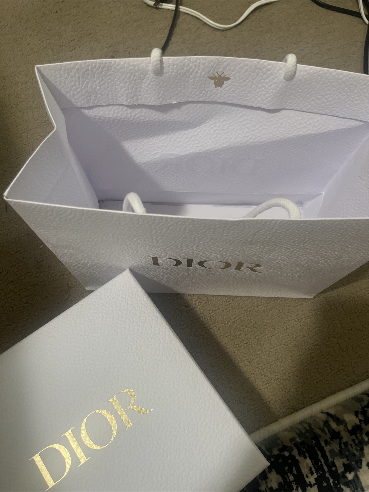 Empty Authentic gift box+ Bag Originally Bought It With Perfume