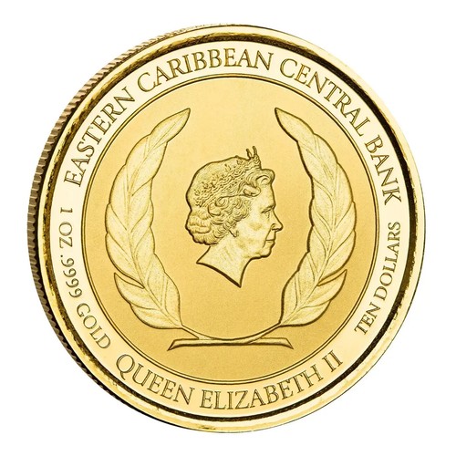1 oz Dominica Goldmünze EC8 - Mountain Chicken 2022 - Picture 4 of 7