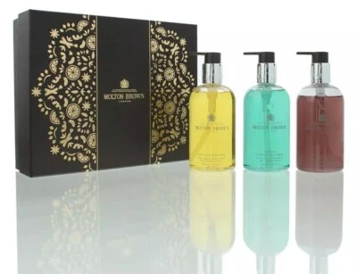 Molton Brown Floral & Aromatic TRIO HAND WASH 3 x 300ml Christmas Gift Set SALE