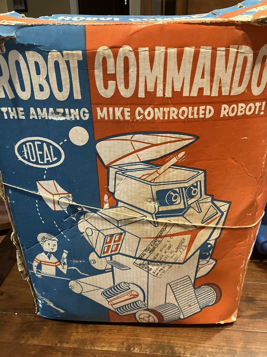 ROBOT COMMANDO 1961 by Ideal Vintage 100% Original (Read