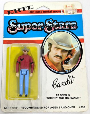 SEALED Ertl 239 Smokey And THE BANDIT Die-Cast Moveable Figure Burt Reynolds