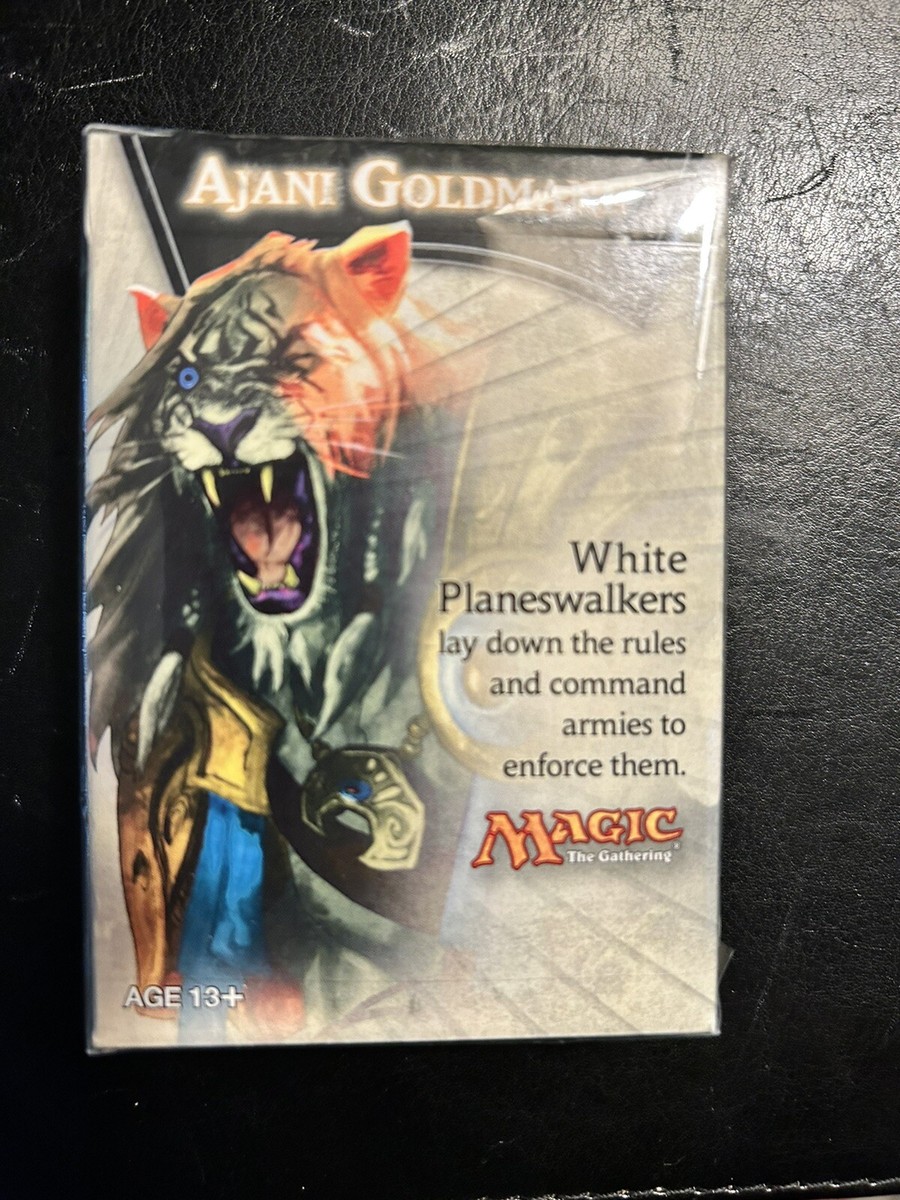 mtg ajani commander deck Magic The Gathering Ajani Goldmane Sample Deck NEW MTG M13 Promo