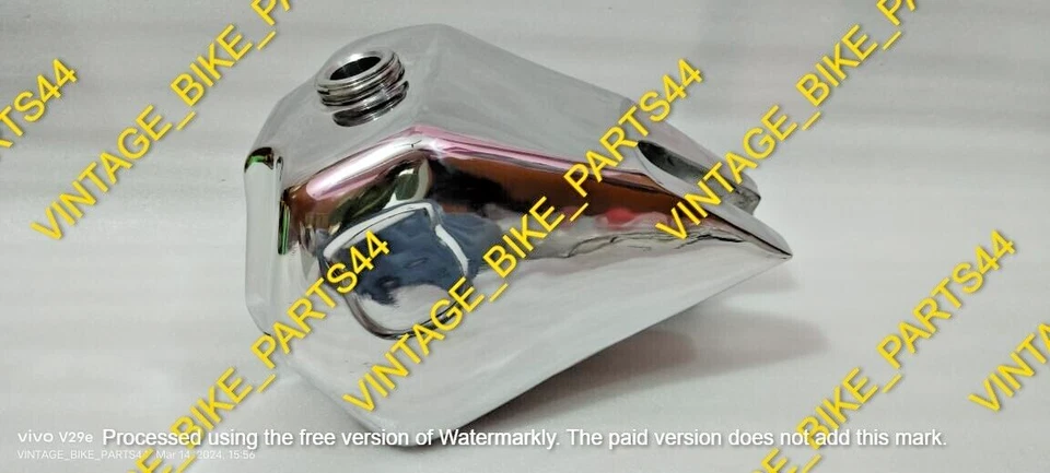 Husqvarna 1983 1984 AE500 WR250 WR500 Aluminum Alloy Polish Fuel Petrol Gas Tank - Image 3 of 4