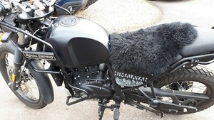 Motorcycle Sheepskin seat cover BMW Honda Suzuki Yamaha ...