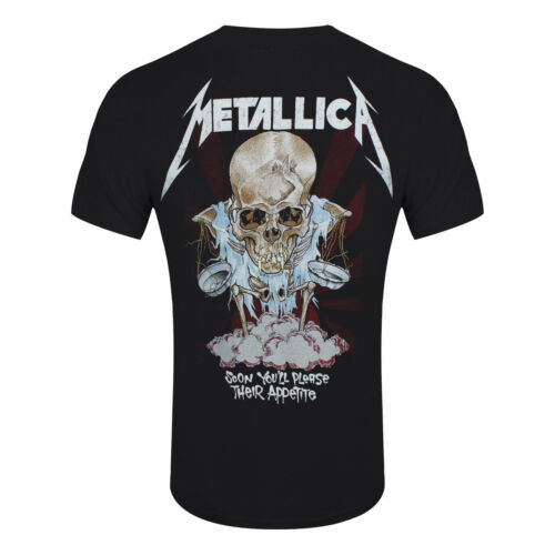Metallica T-Shirt Doris Rock Band Mens New Black Official - Picture 3 of 5