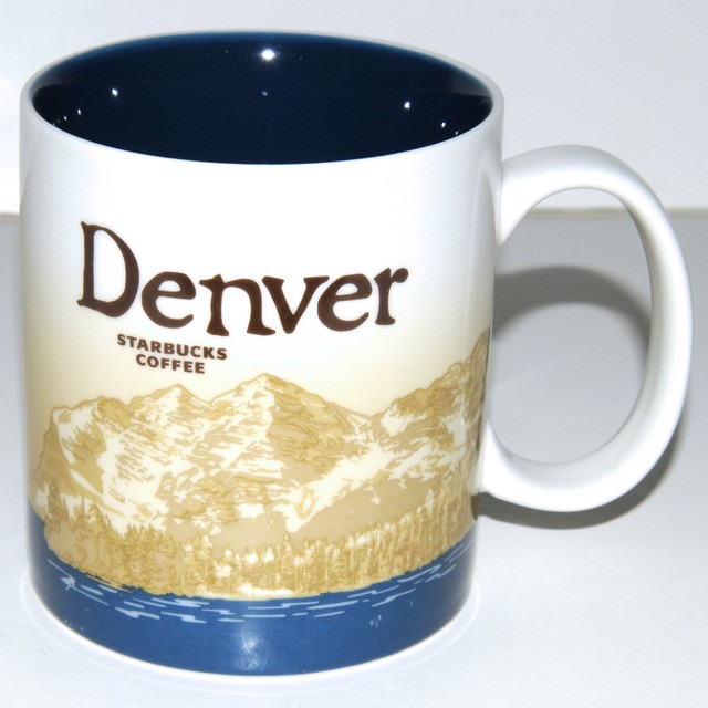 Starbucks Coffee Denver Mug Collector Series 2009 Cup 16 oz Rocky Mountains eBay