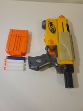 Recon Nerf CS-6 Blaster and Clip- Tested and Works 4 darts