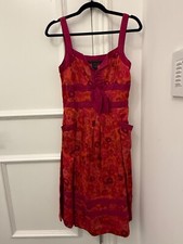 Marc Jacobs dress size 4 hot pink/orange A