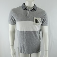 Rodd  Gunn Polo Shirt Mens Small Sports Fit Gray Cotton