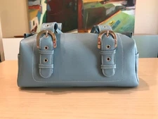NOT a gift Shiseido "the Ginza" Tokyo Handbag Purse Pale Blue MRP $298