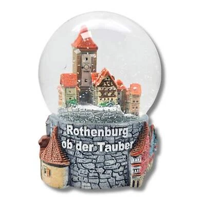 MINIUM COLLECTION Souvenir Schneekugel Rothenburg o d T. Plönlein 65mm Durchmesser