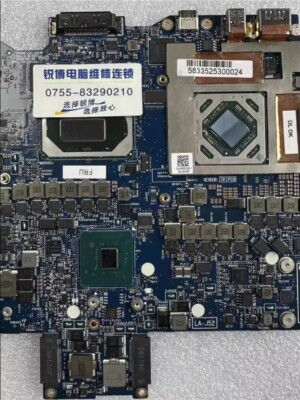 1pc Dell Alienware M15 M17 R3 Motherboard LA-J523P i7 Repair