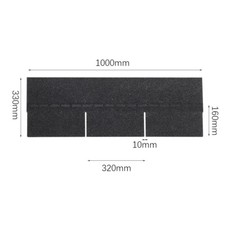 Self Adhesive Felt Roofing Shingles Shed Asphalt Roof Shingle 18PCS Sticky Tiles