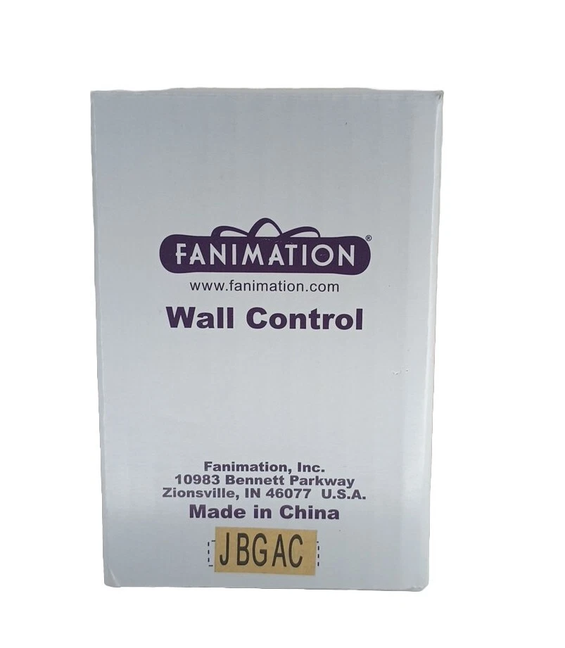 Ventilador reversible Fanimation TW40LA 6 velocidades DC y luz de control de pared luz almendra  Foto 4 de 4