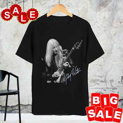 Vintage Johnny Winter Short Sleeve Gift For Fans Black All Size Shirt TN565.webp