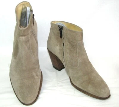 FREE LANCE Stiefletten Demy 7 Reißverschluss Leder Wildleder Brown Beige 36 Sehr - Bild 1 von 4