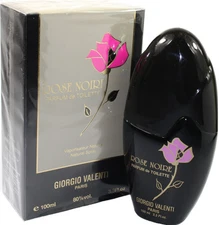 ROSE NOIR BY GIORGIO VALENTI 3.3 OZ EDT SPRAY FOR WOMEN NEW IN BOX