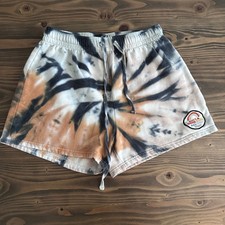 Volcom Netflix Obx Tie Dye Shorts Xs Graphic Patch