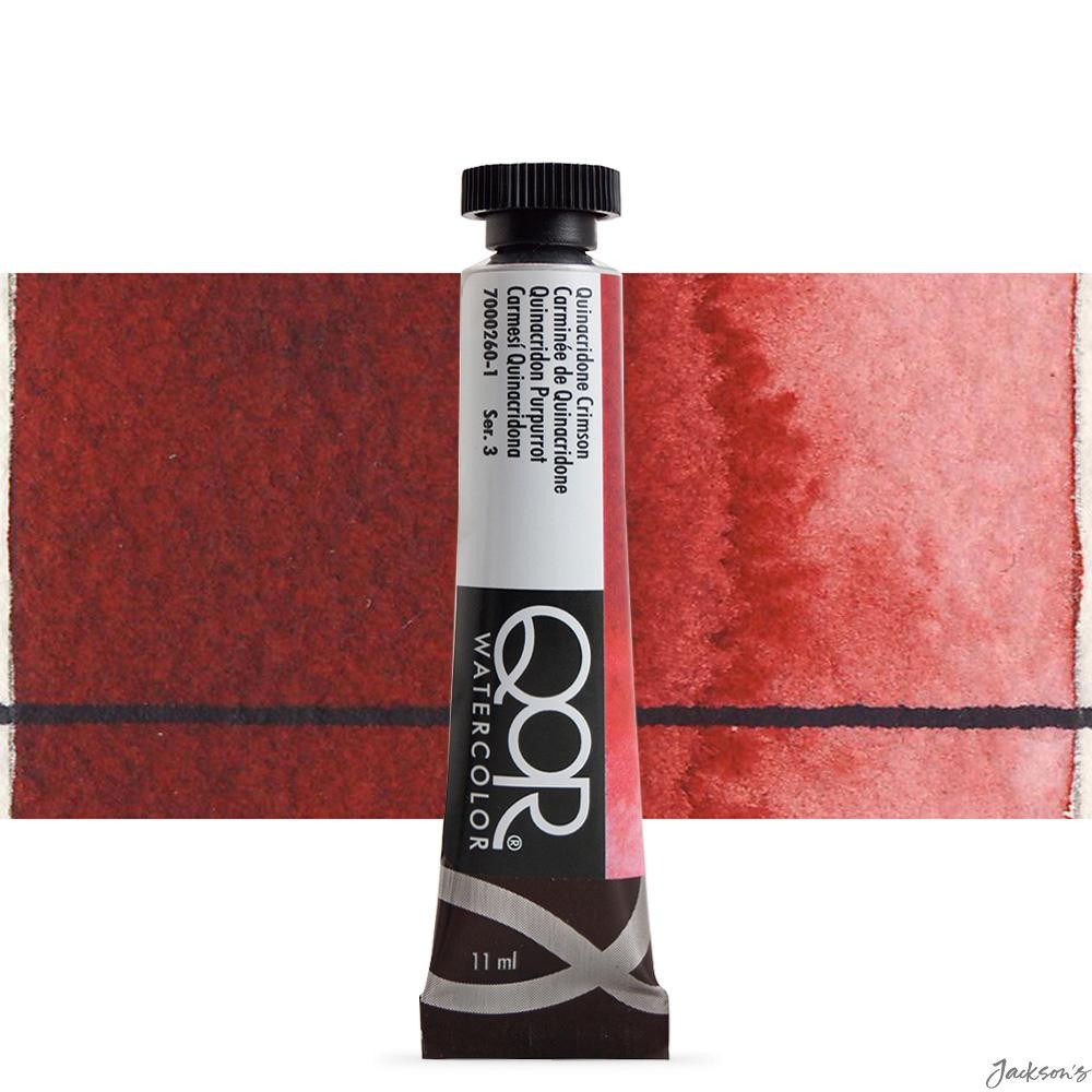 Golden QoR Watercolour Paint Aquazol 11ml Quinacridone Crimson For Artists