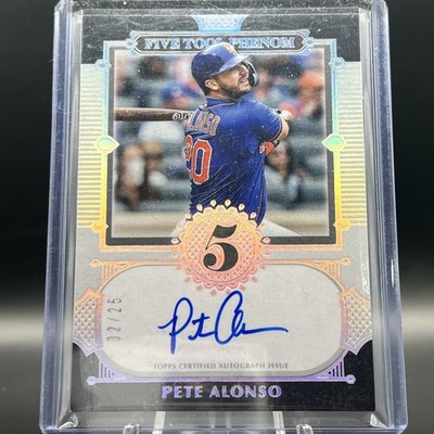 2023 Topps Five Star PETE ALONSO FIVE TOOL PHENOM AUTO  /25!!! METS