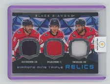2025-26 Upper Deck Black Diamond Mine Triple Relics Jersey