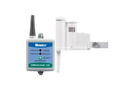 Hunter Rain Clik WRCLIK Wireless Rain Sensor System, Automatic Shutoff for Sp...